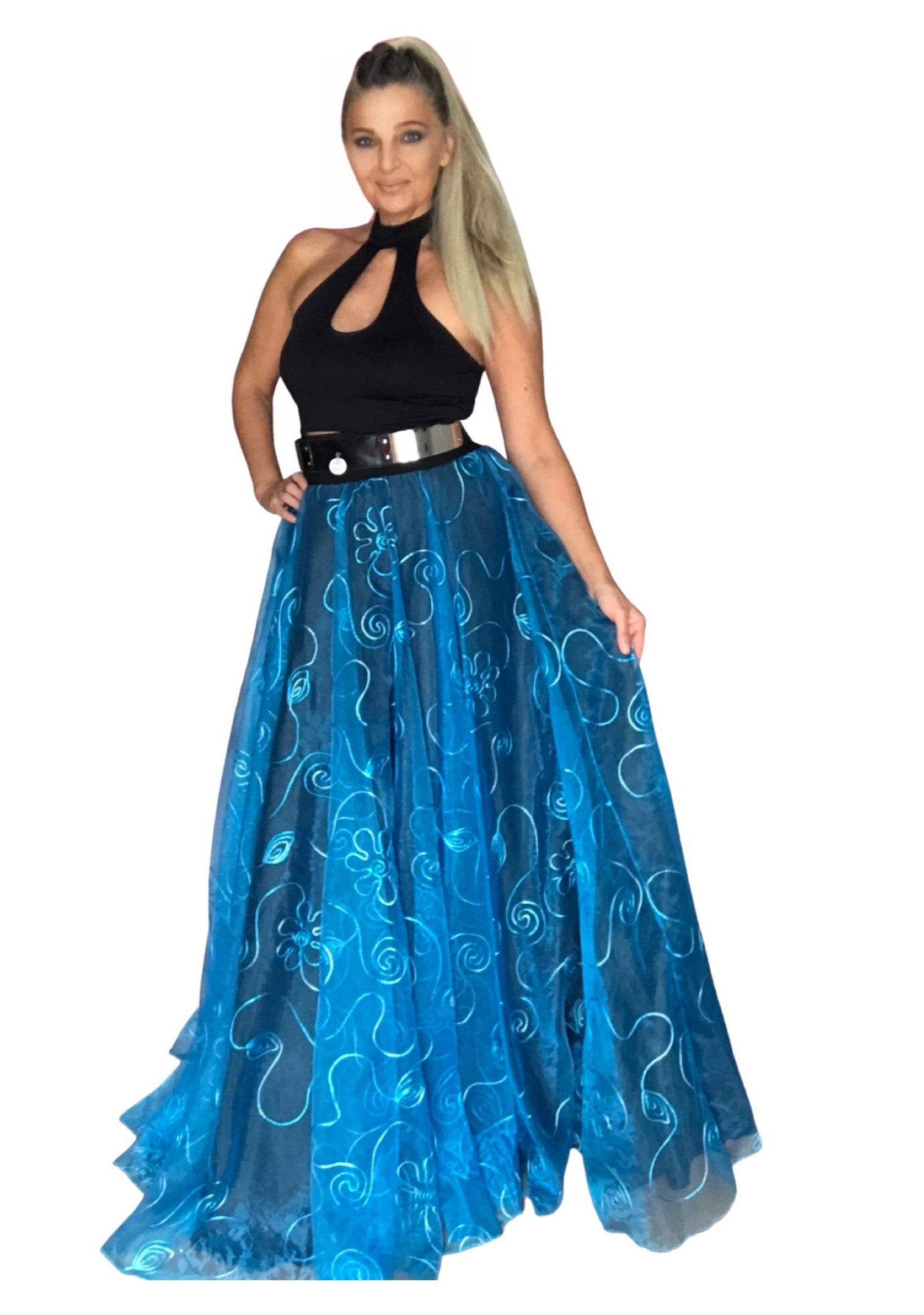 Dlouhá společenská sukně BOROS SK-L-ORG 03